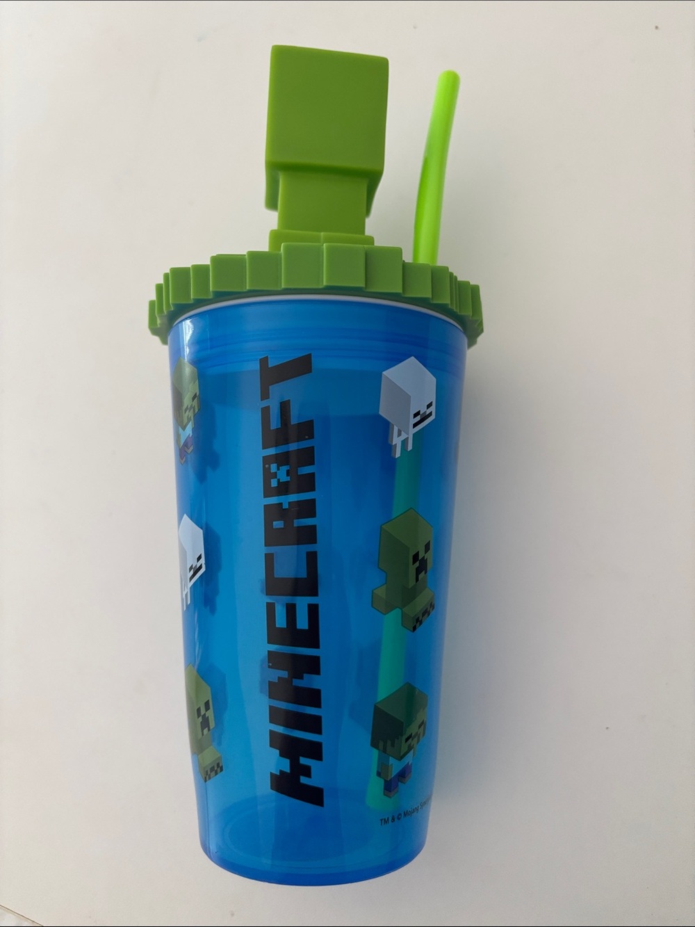 Minecraft cup with straw - Picture 2 of 3